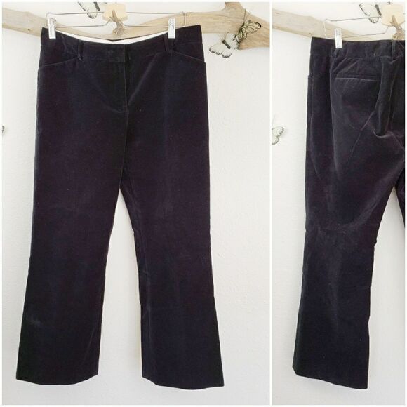 Dana Buchman Pants - Dana Buchman black velvet trousers camille